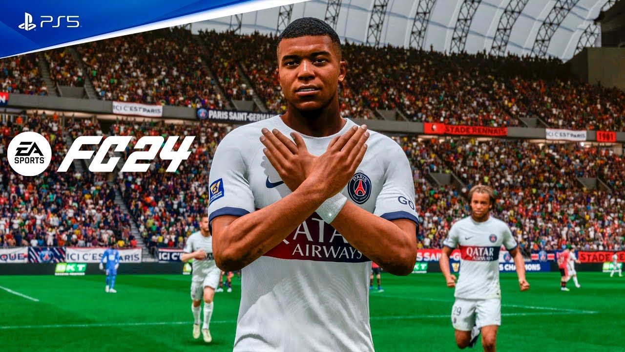FC 24 Псж - Ренн Лига 1 🏆 Кубок Франция 23\24 [PS5 Slim] Полный Матча