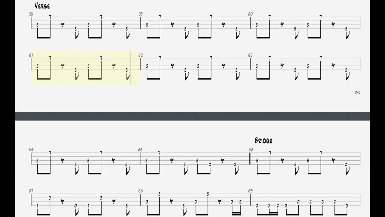 Duran Duran Bass Tabs - Anyone Out There