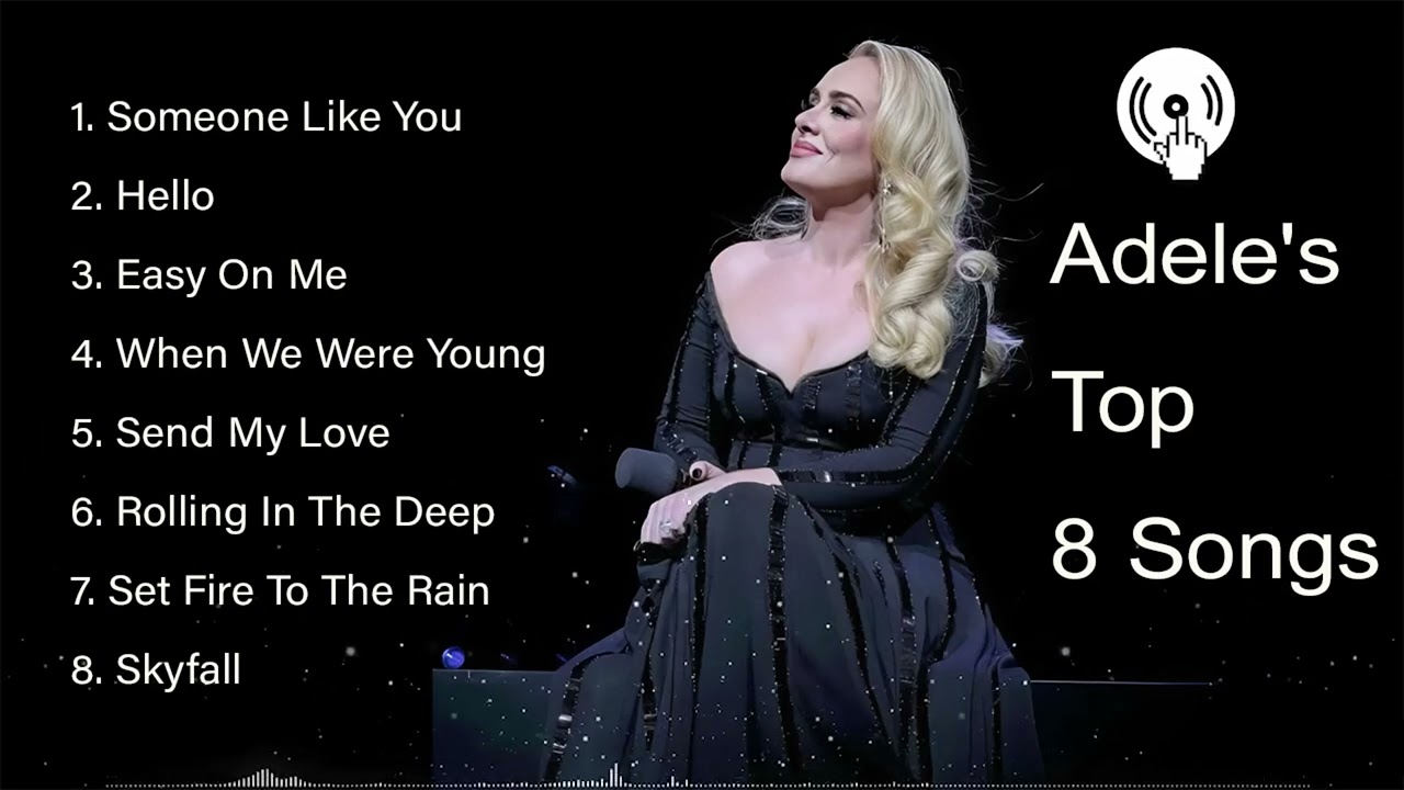 Top 8 Adele Songs | Adele's Best Songs Playlist | Top English songs | Popular English music playlist