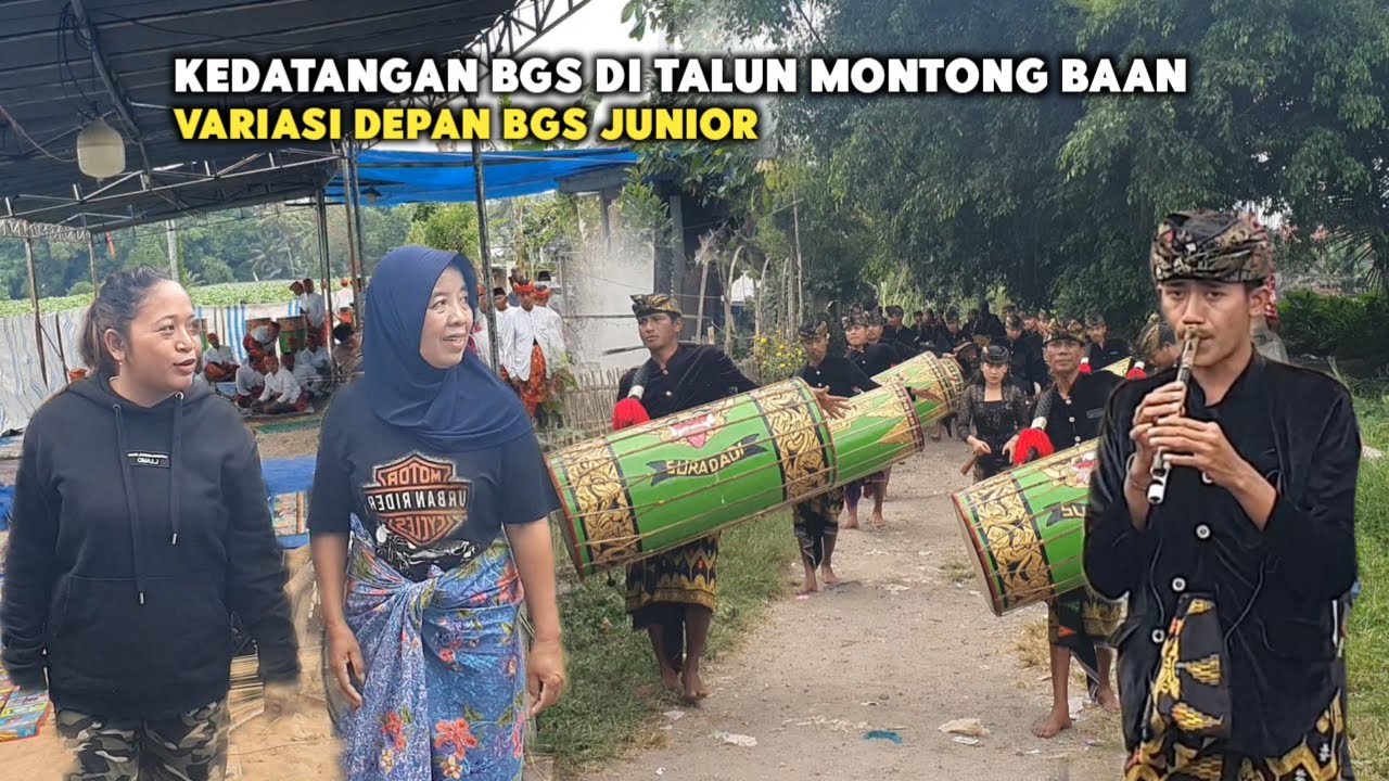 KEDATANGAN GENDANG BELEQ BGS SENIOR BAJANG GIRANG SURADADI DI MONTONG BAAN VARIASI DEPAN BGS JUNIOR
