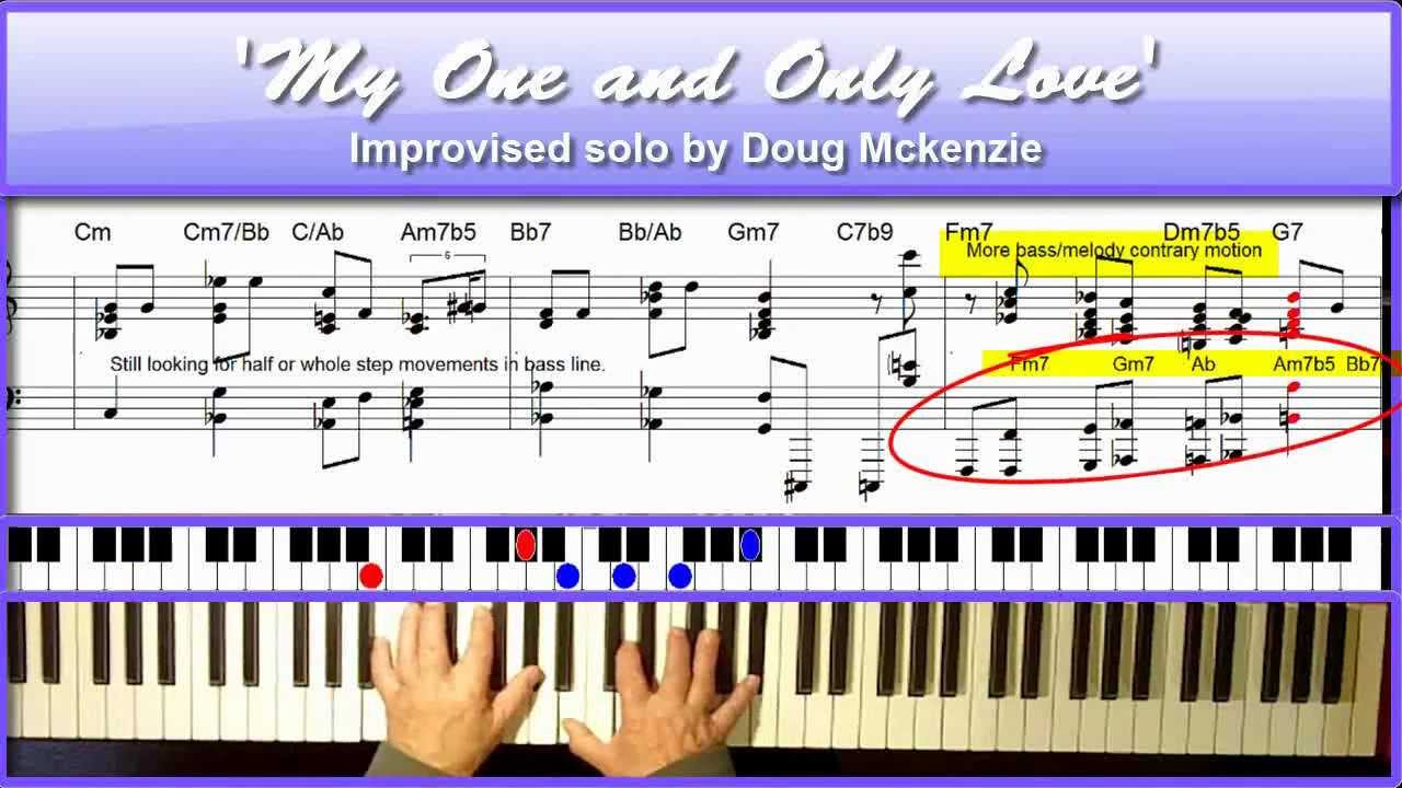 'My One and Only Love' - jazz piano tutorial by Doug Mckenzie