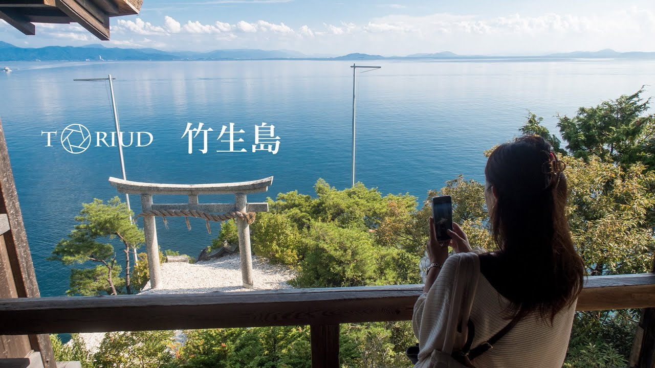 竹生島 - 琵琶湖に浮かぶ神の住む島 / Chikubushima - Island where gods live in Lake Biwa / JAPAN in 4K