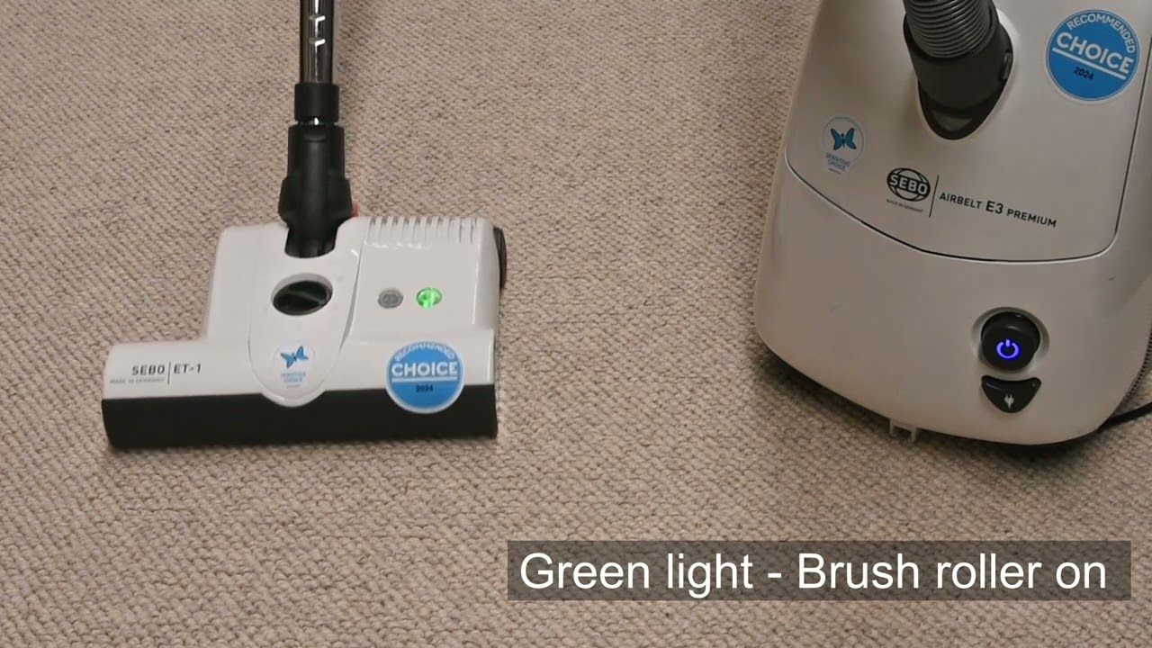 Wool loop carpet and how to correct fuzzing or pilling using a SEBO E3 Premium vacuum | Australia