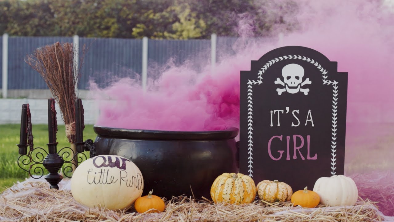 Halloween Baby Gender Reveal | Witch or Wizard??? | AJH Media