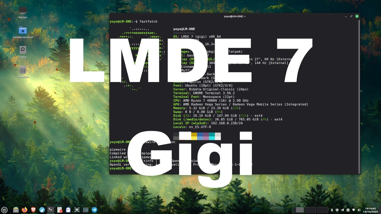 Llegó LMDE 7 y TIPS también para Debian 13 | PipeWire y MESA actualizados desde Debian Backports