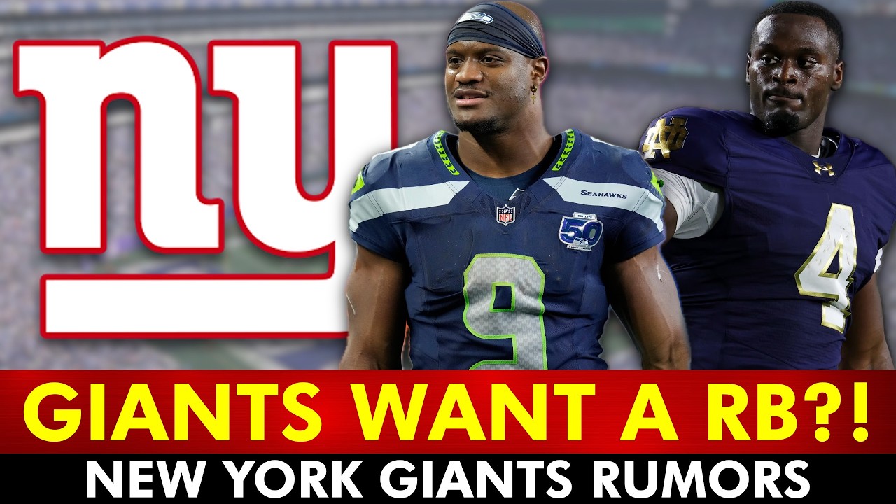 🚨MAJOR Giants Rumors on Jeremiyah Love & Kenneth Walker
