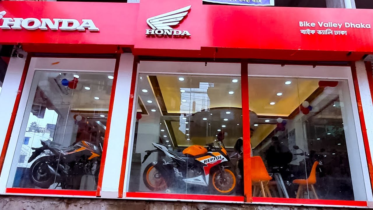 Honda Bike Valley Dhaka New Showroom | 60Feet Mirpur
