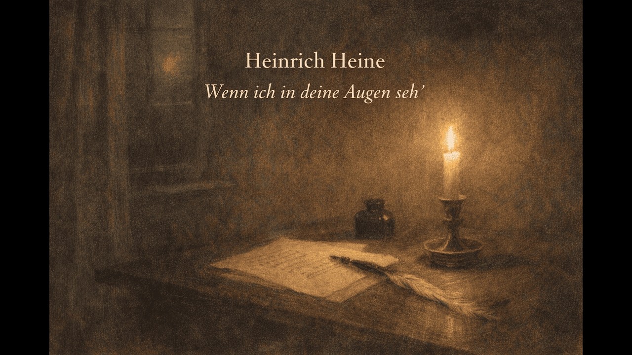 Heinrich Heine – Wenn ich in deine Augen seh’
