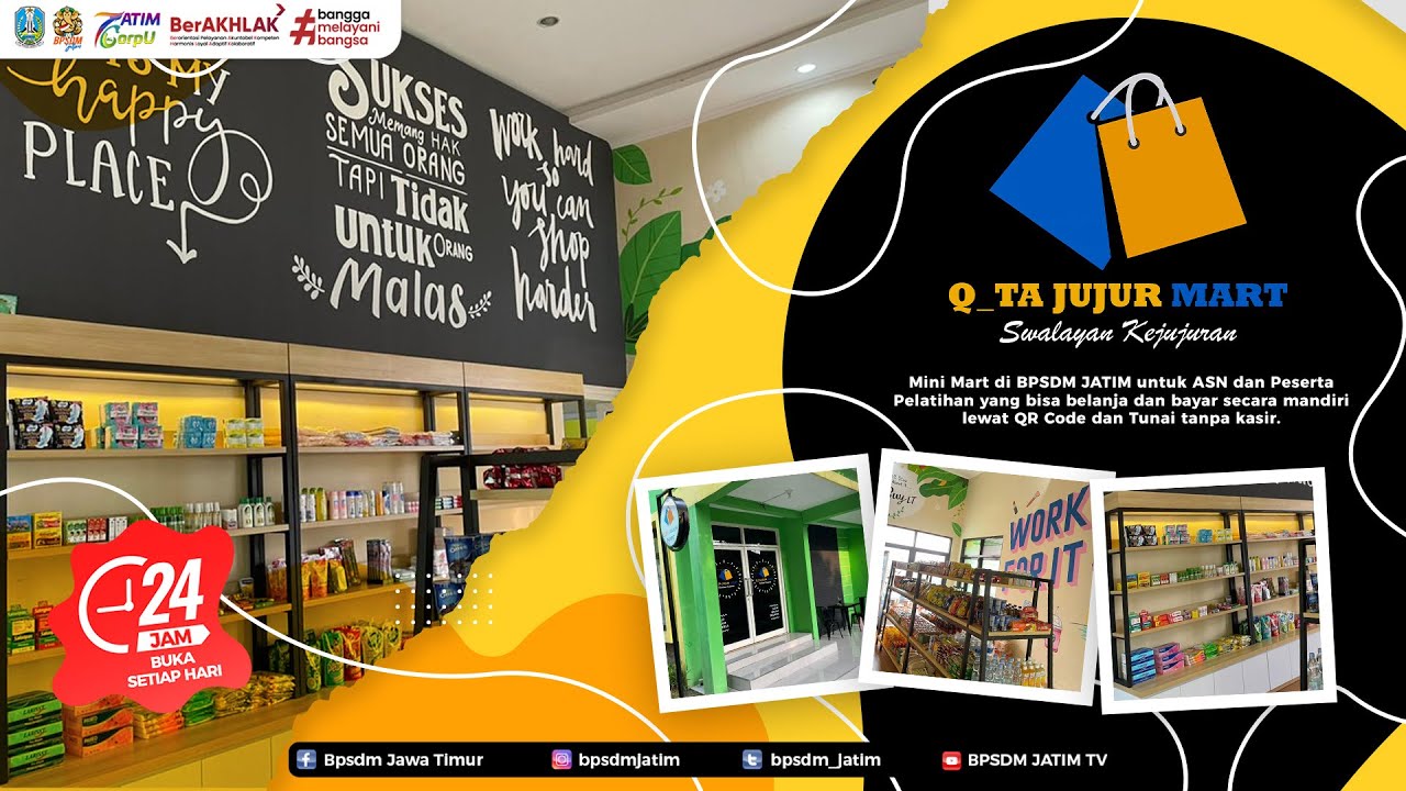 MINI MART KEJUJURAN DI BPSDM JATIM
