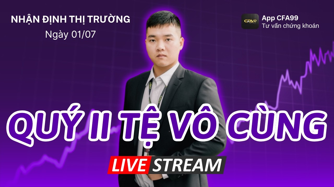 Vnindex Kết Th&uacute;c Qu&yacute; II Đen Tối - Điều G&igrave; Đang Chờ Đợi V&agrave;o Qu&yacute; III? Nhận Định Thị Trường Ng&agrave;y 1/7.