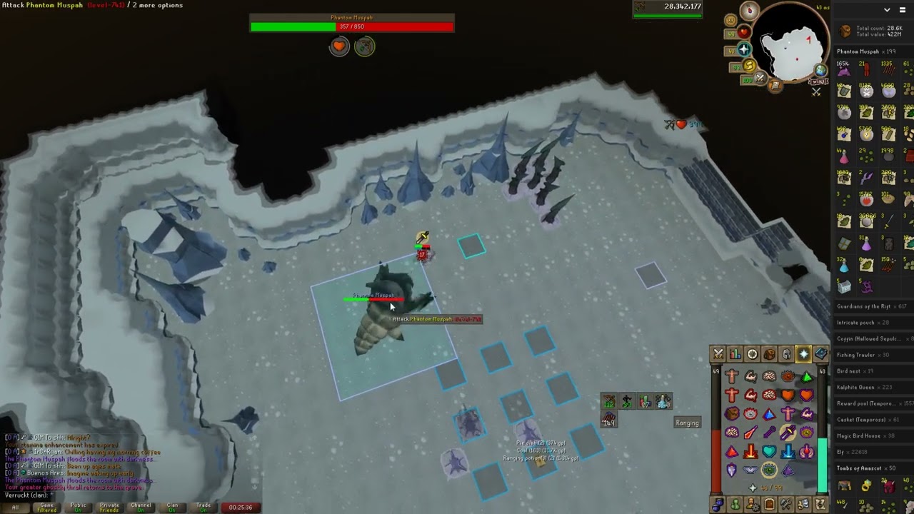(OSRS) Phantom Muspah - Bowfa Only Full Trip (6 Kills) - Cheap & Long Trips