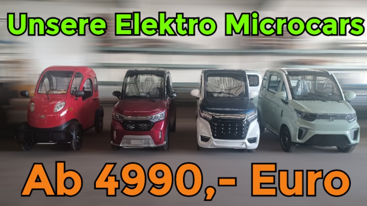 Unsere Elektro Microcars(4-rädrige Elektro Kabinenroller)