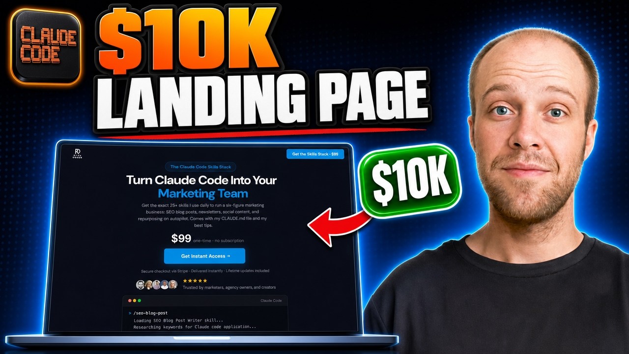 How I Build AI Landing Pages That Convert (With Free Skill)