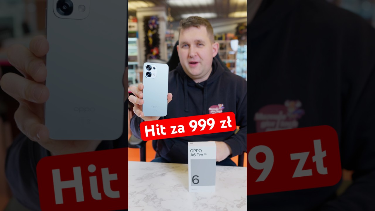 To będzie HIT do 1000 zł. Oppo A6 Pro 5G