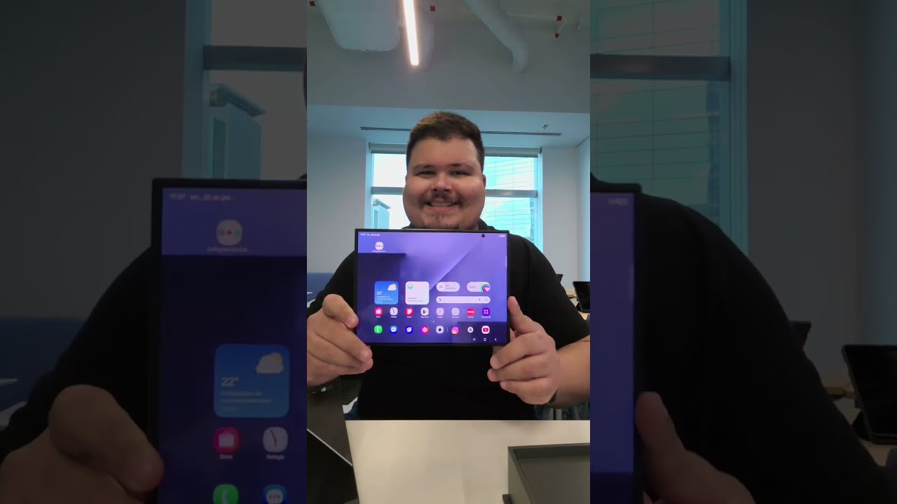 CONHECI O TRIFOLD DA SAMSUNG! 