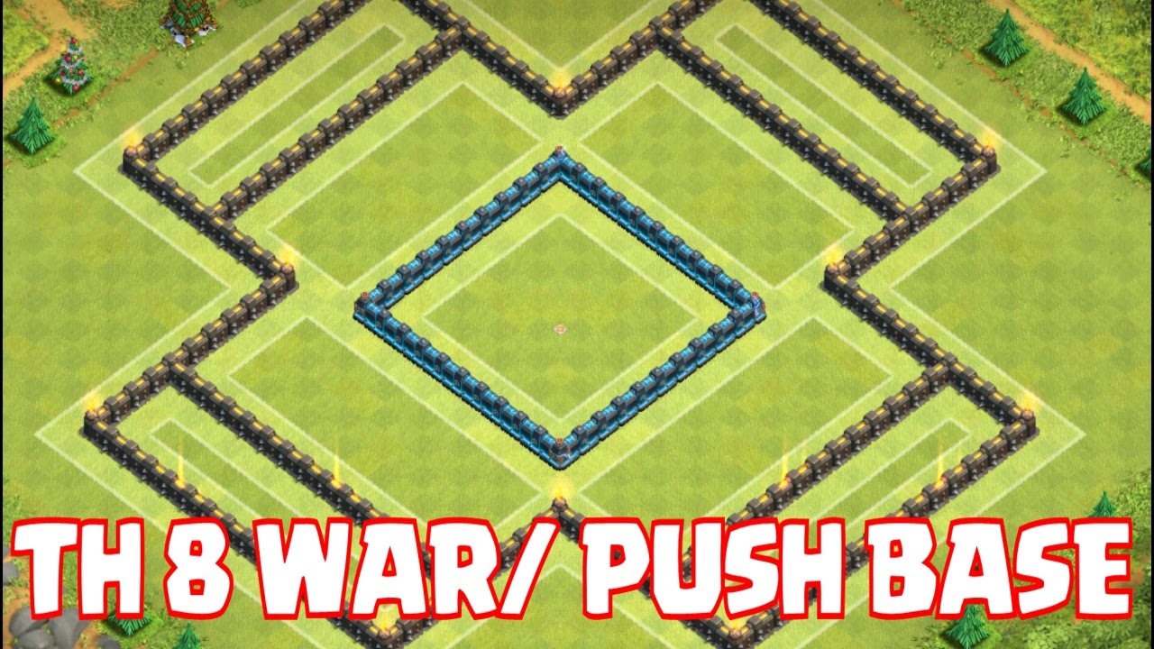 Clash Of Clans - EPIC TH 8 WAR & TROPHY 