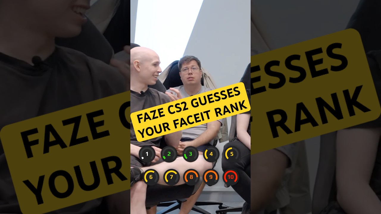 Can FaZe CS2 Guess YOUR FACEIT Rank? #cs2