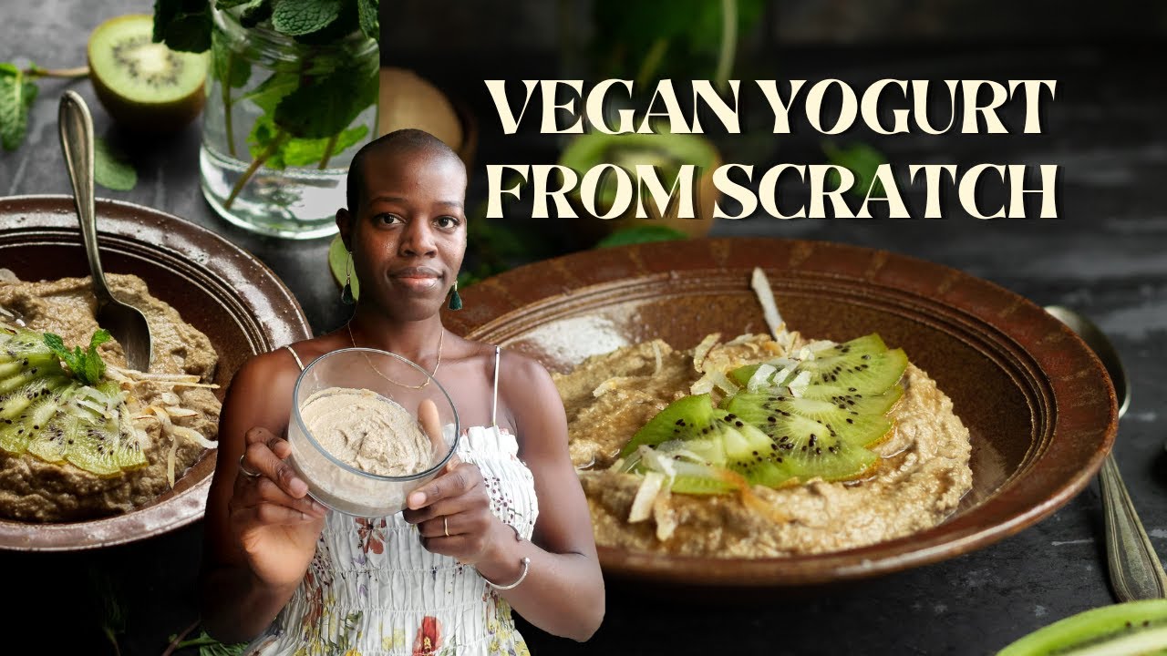 VEGAN YOGURT WITH WALNUTS AND SUNFLOWER SEEDS: walnut recipes, cooking tips |Ep 57| Creative Phebe