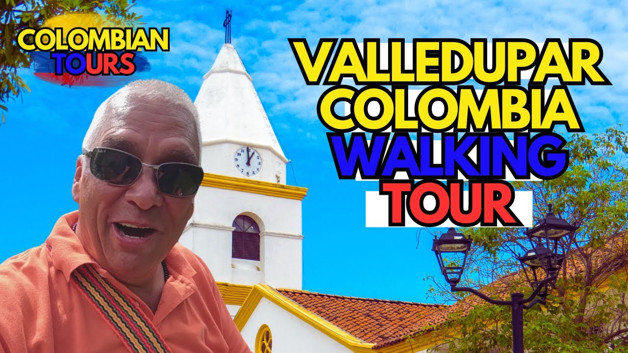VALLEDUPAR, COLOMBIA. 🇨🇴 Central Plaza and Downtown walking tour. MANGO TREES,  MOCHILAS AND A DC3🗻