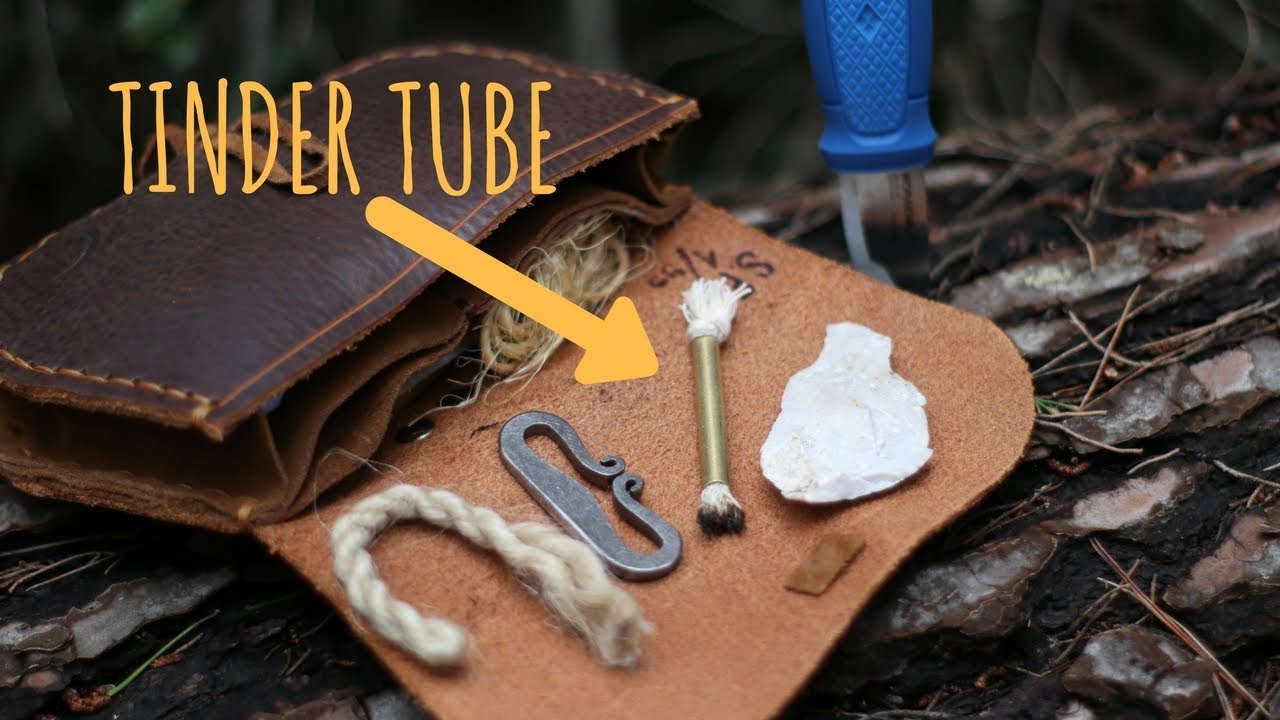 Accensione Fuoco con TINDER TUBE - L'alternativa al Char Cloth