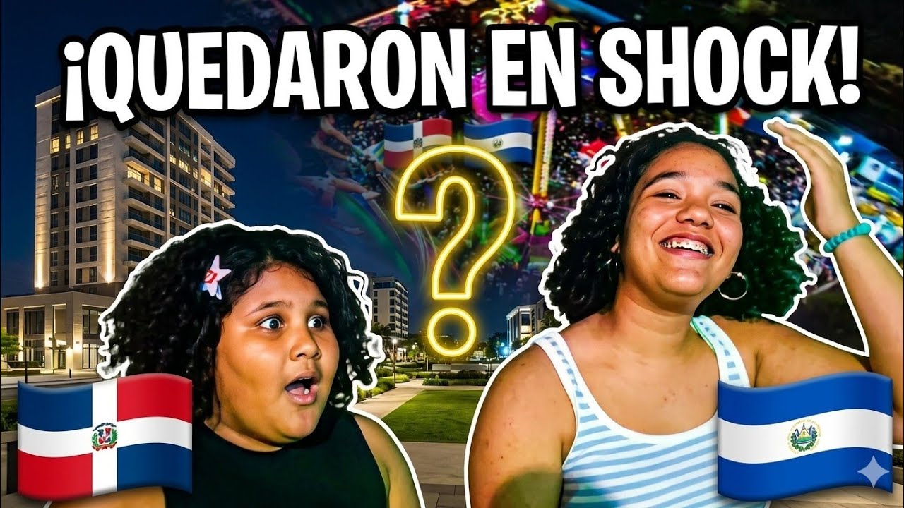 ¿Es El Salvador o Europa? 🇸🇻 Reacción de Dominicanas 🇩🇴 a las ferias 2026🎡