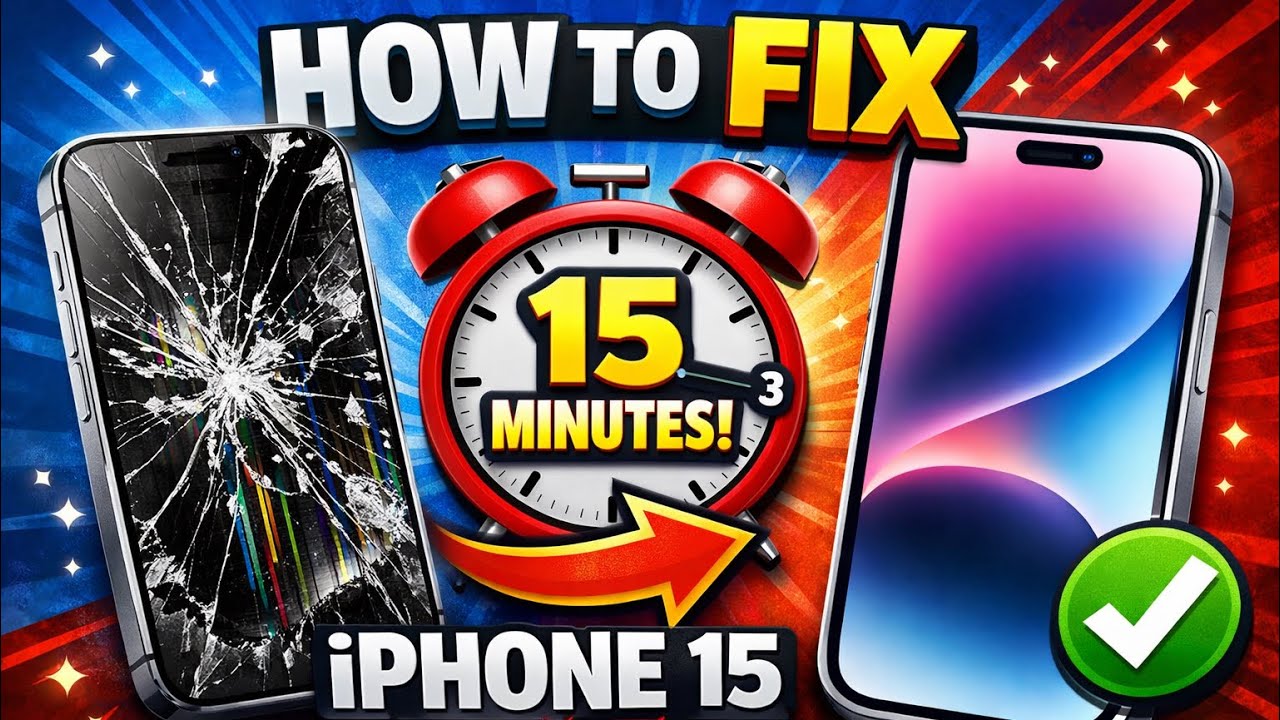 How to fix iPhone 15 screen  - 14/01/2026