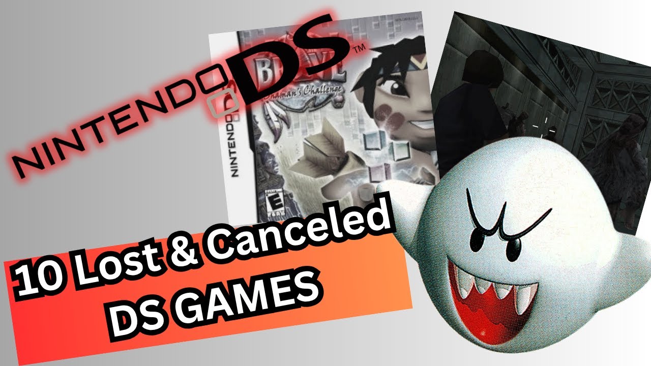 10 Lost & Canceled Nintendo DS Games #lostmedia