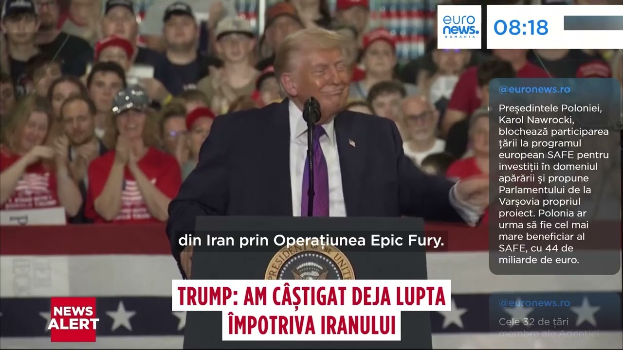 Trump spune din nou că războiul cu Iran a fost câștigat. „Nu vrem să plecăm prea devreme, nu-i așa?”