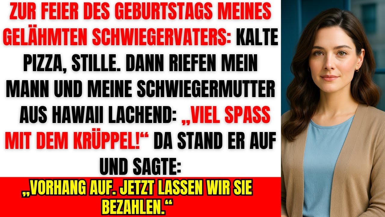 Sie flogen nach Hawaii & ließen ihn allein – doch dann stand mein „gelähmter“ Schwiegervater auf
