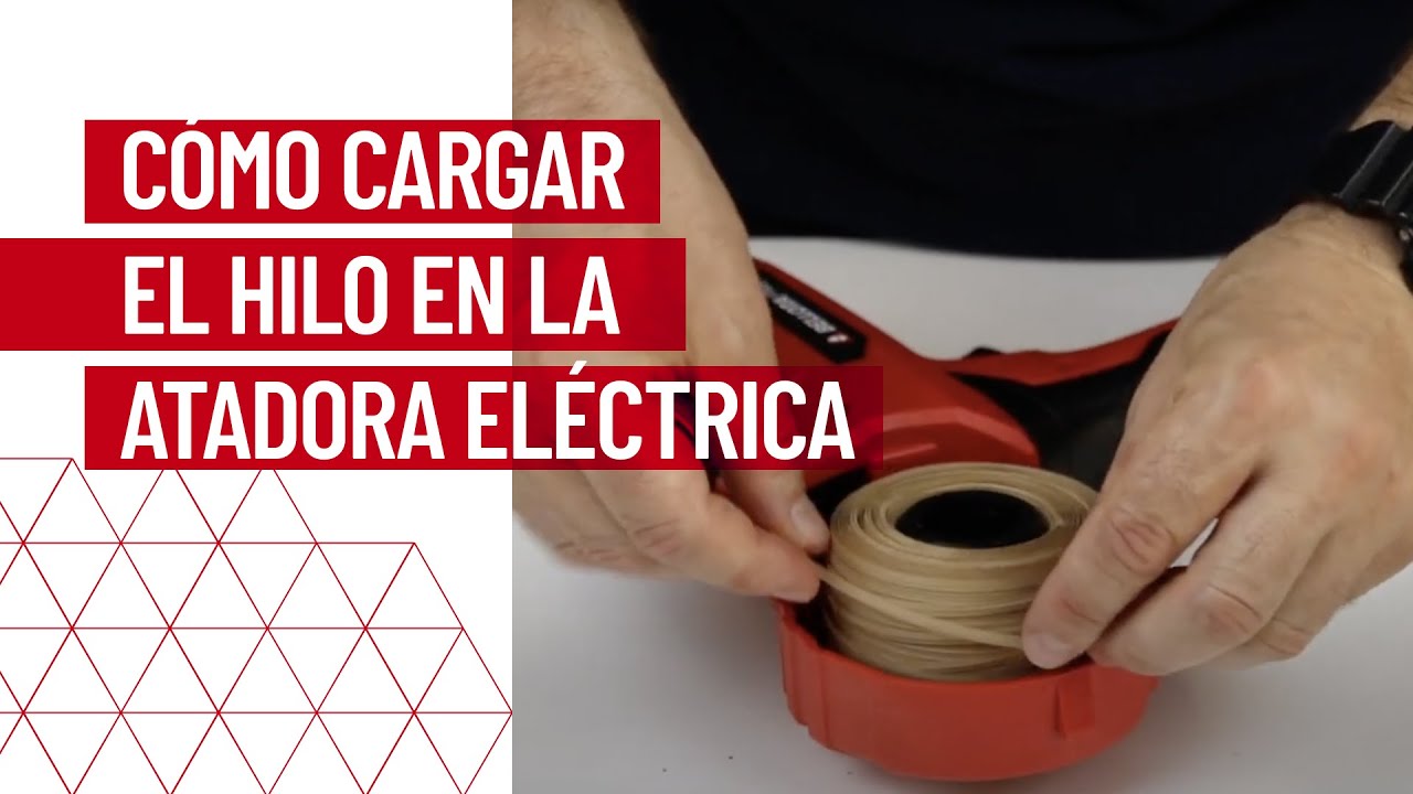 Cómo cargar el hilo en la atadora eléctrica de Bellota Herramientas