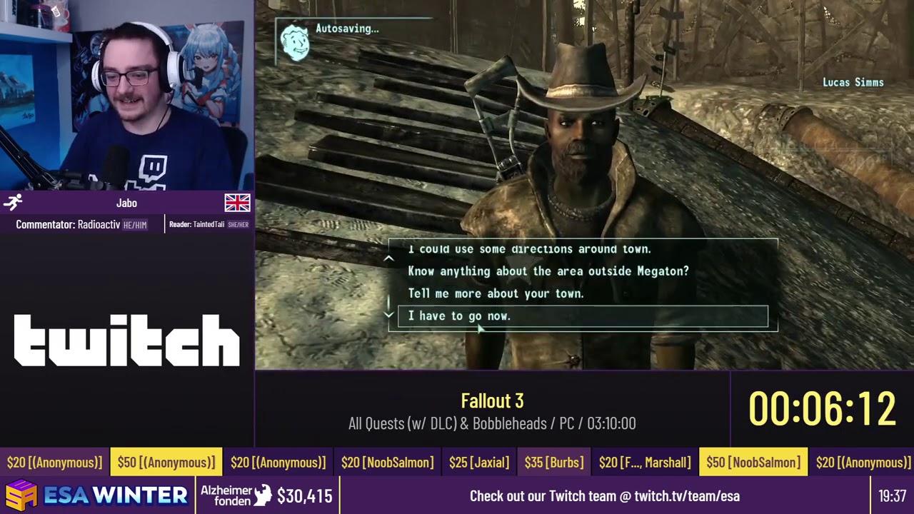 Fallout 3 [All Quests (w/ DLC) & Bobbleheads] by Jabo - #ESAWinter21