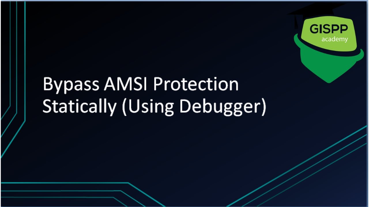 AMSI bypass  for beginners | AMSI bypass statically via debugger