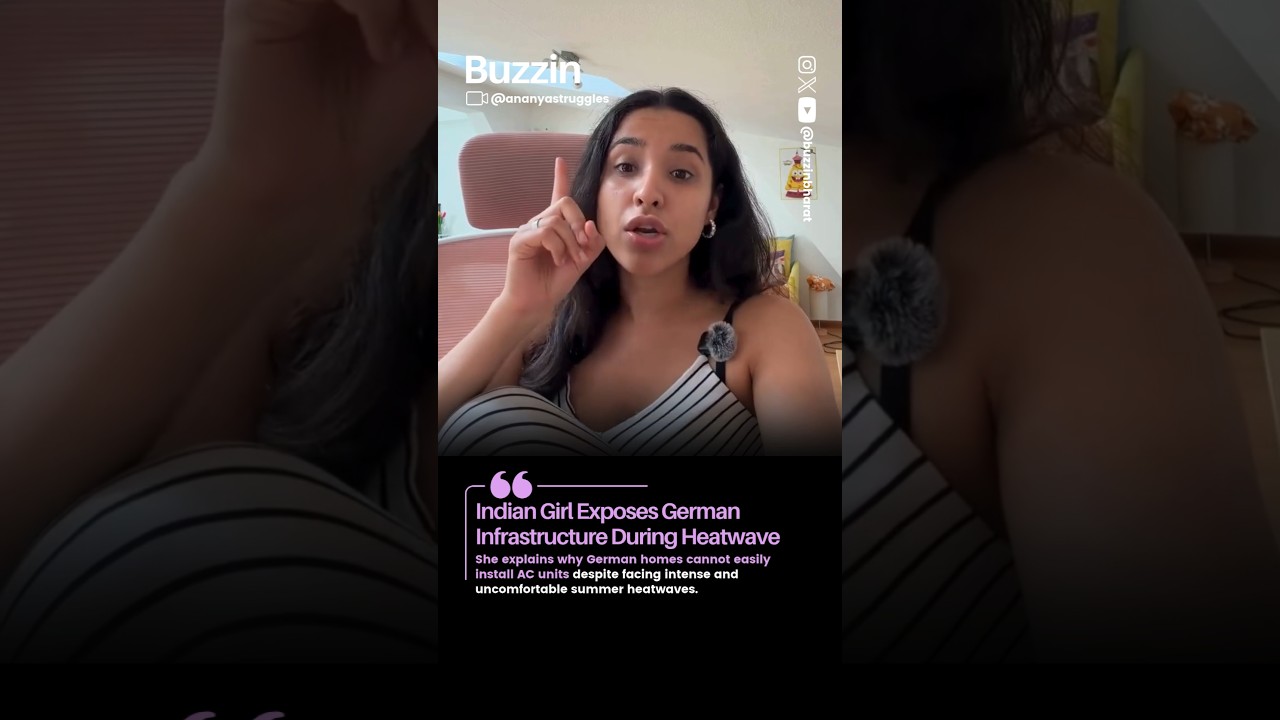 Indian Girl Exposes German Infrastructure During Heatwave