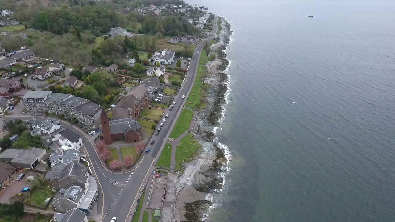 Aerial view of Kirn, Dunoon