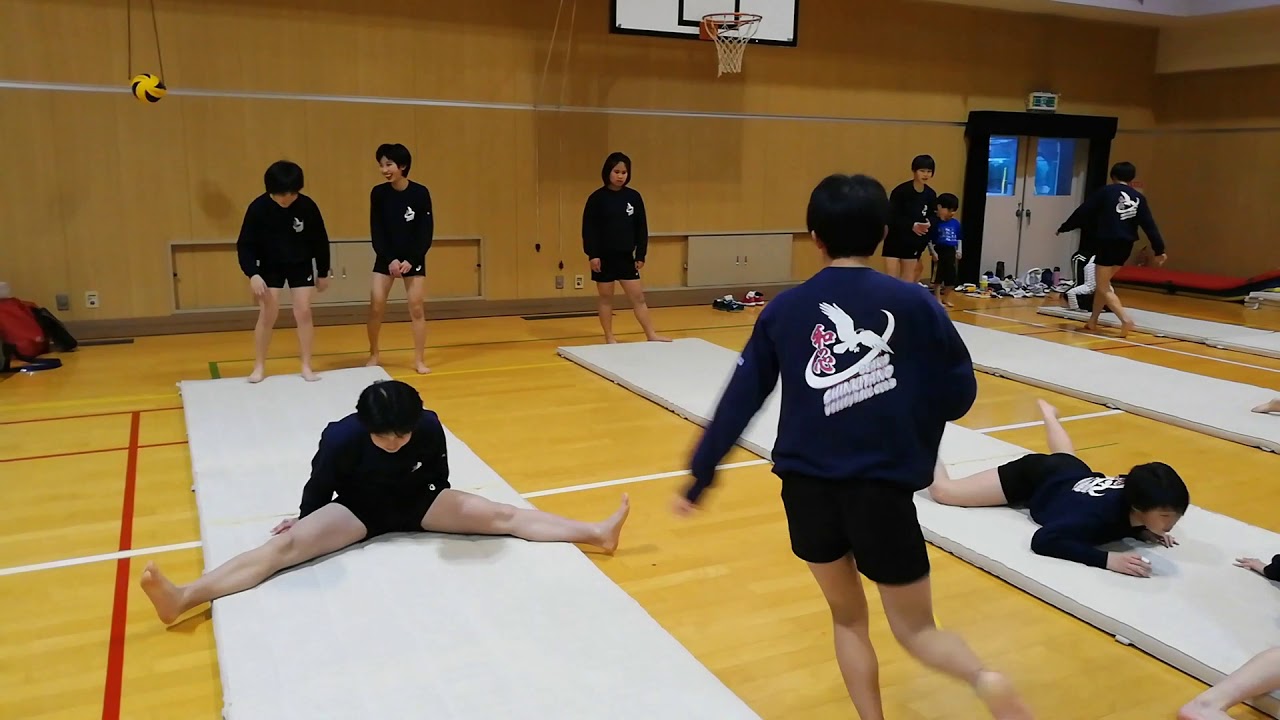 【小学生バレーボール】マット運動