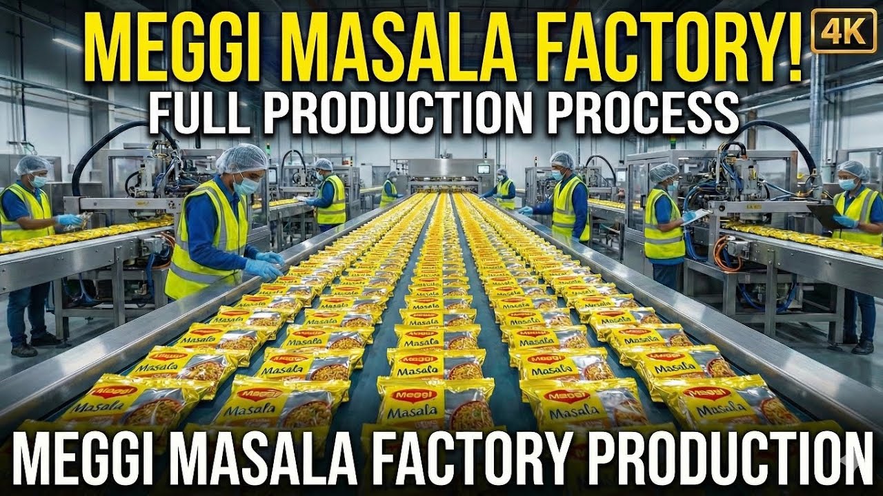 Maggi Masala making in factory | Complete Manufacturing process 😱