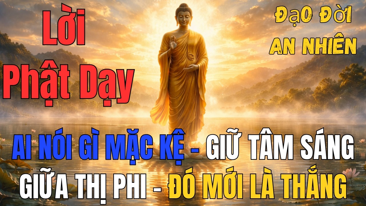 Phật Dạy: Ai Nói Gì Mặc Kệ - Giữ Tâm Sáng Giữa Thị Phi – Đó Mới Là Thắng | Đạo Đời An Nhiên