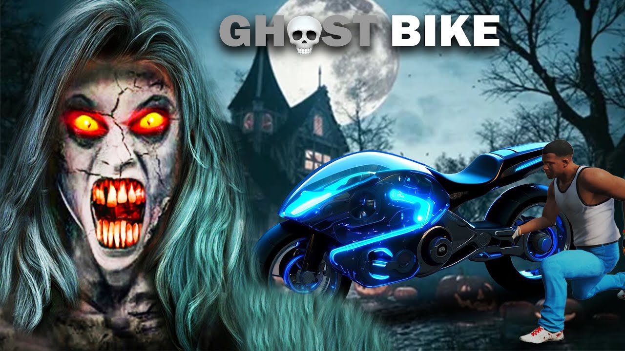 Franklin Stealing Ghost💀 Bike in GTA 5 ! | Techerz