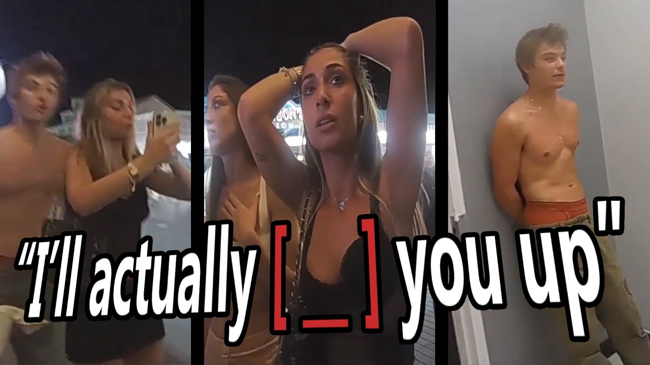 FULL BodyCam Disorderly Conduct Arrest At Jersey Shore Of Two Guys Squabbling Over Jersey Girl, GEEZ