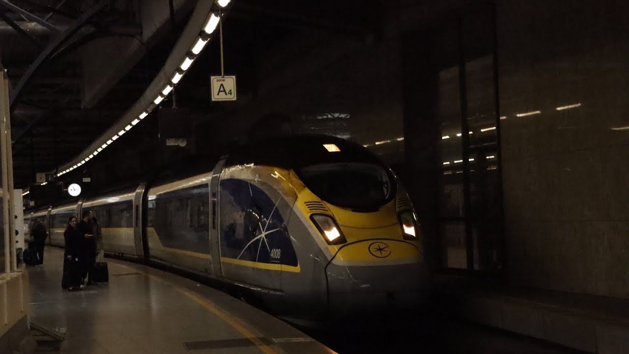 Class 374 ride from London St Pancras to Channel Tunnel 