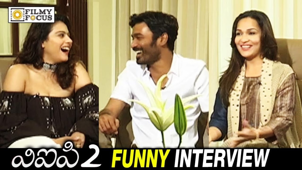 Dhanush, Kajol & Soundarya Funny Interview about VIP 2 Movie - Filmyfocus.com