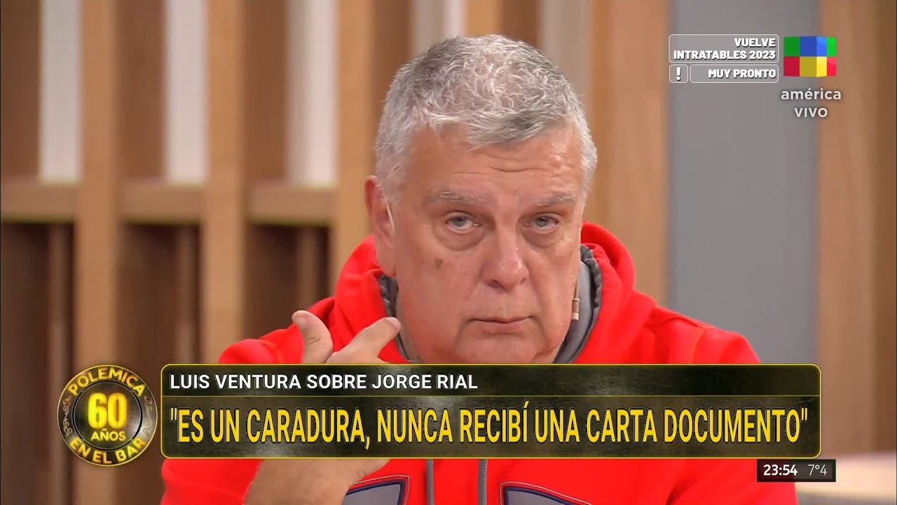 LUIS VENTURA le RESPONDIÓ a JORGE RIAL: 