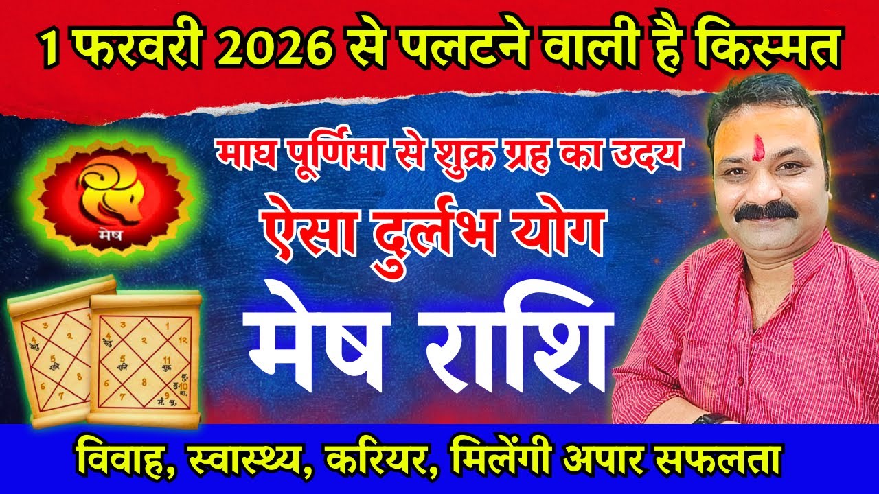 1 फरवरी 2026 से पलटने वाली है किस्मत | मेष राशि 2026 | Aries Horoscope 2026 | All is Well Rashifal