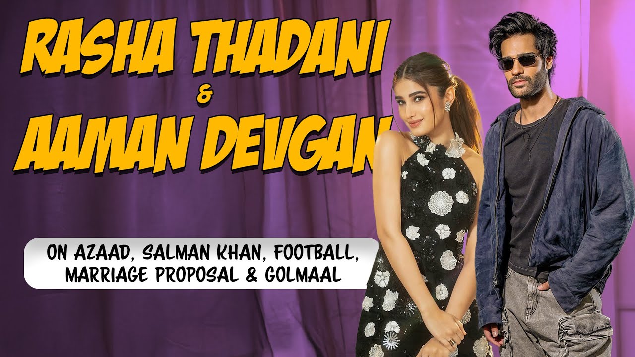 Rasha Thadani & Aaman Devgan Interview On Azaad, Golmaal & Salman Khan | MissMalini