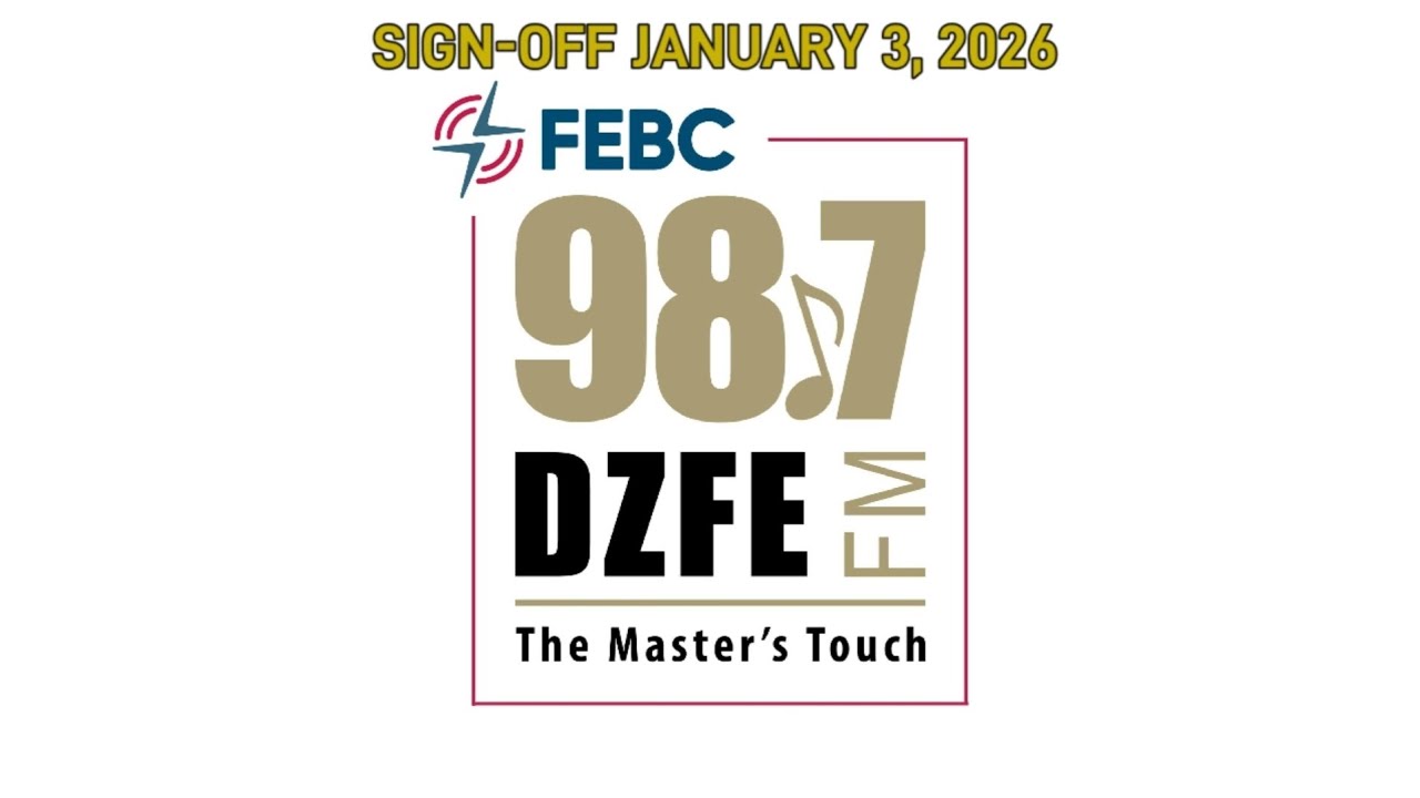 DZFE 98.7mhz The Master's Touch Manila Sign-Off - 1-3-2026