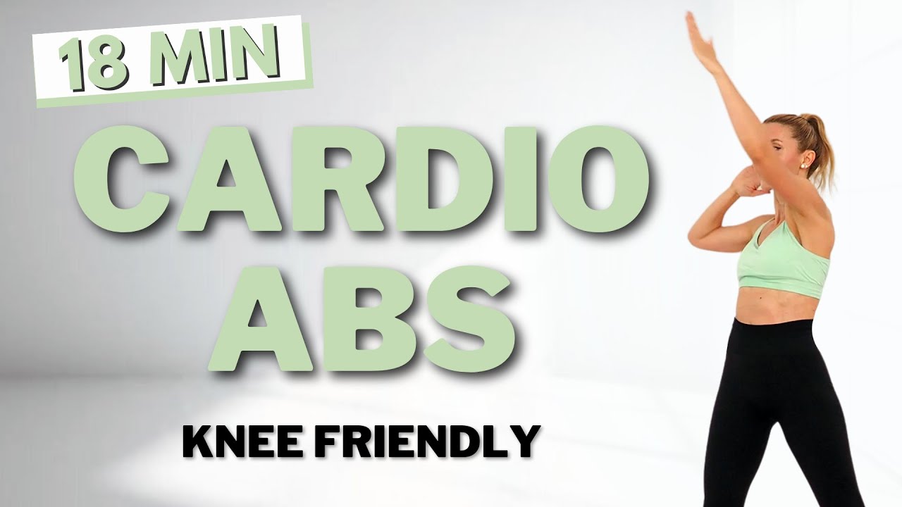 🔥18 Min STANDING ABS CARDIO for Ab Lines, Small Waist & Flat Belly🔥KNEE FRIENDLY🔥NO JUMPING🔥