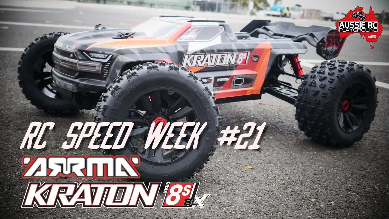 RC SPEED WEEK #21 - ARRMA Kraton 8S BLX Monster Truck - Stock