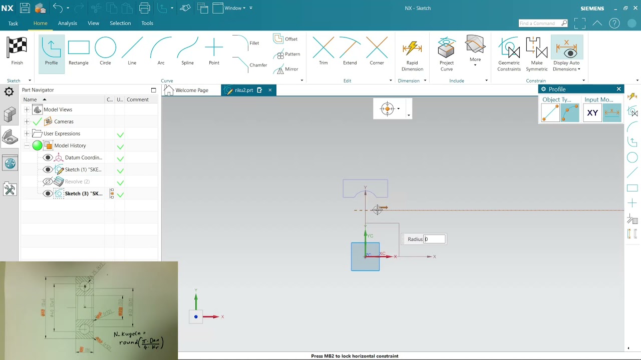 Siemens NX Tutorial - Teil 4/7: Kugellager