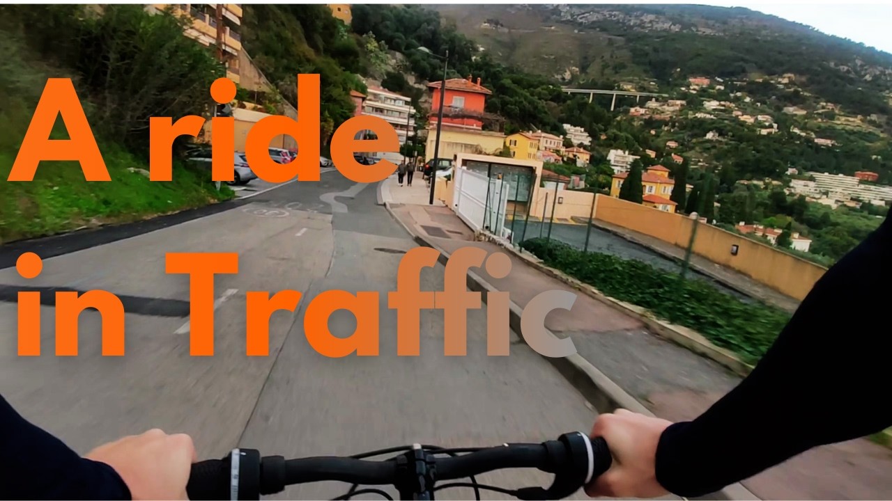 A bike ride Boulevard de Garavan - Port de Menton Garavan (Menton, France)