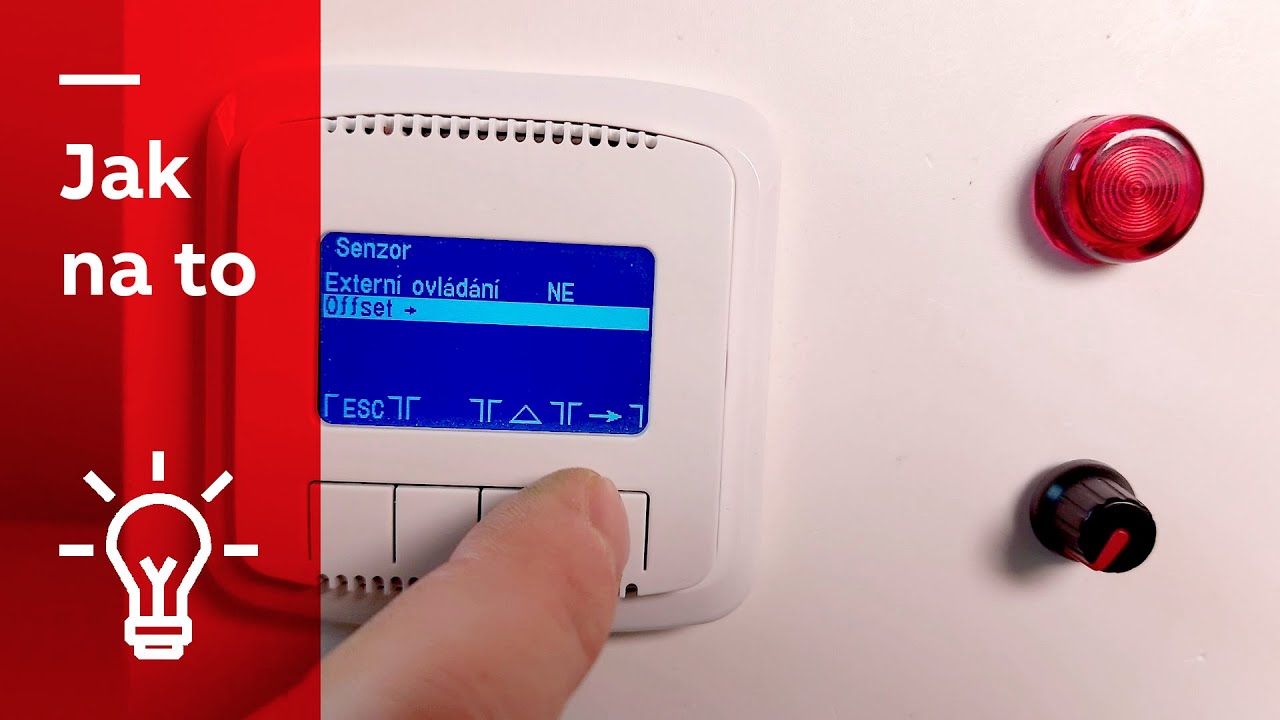 Nastavení termostatu - když teplotu v místnosti neměří přesně